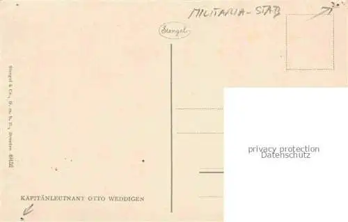 Militaria Stab Generaele Kapitaenleutnant Otto Weddigen 