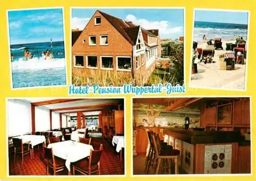 Juist Nordseebad Hotel Pension Wuppertal Wellenbad Gasthaus Strand Gaststube Bar