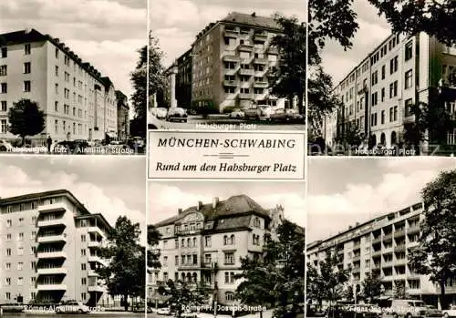 Schwabing Muenchen Habsburger Platz Roemer Franz Joseph Strasse