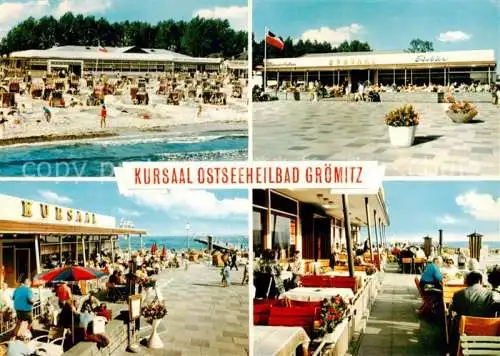 Groemitz Ostseebad Kursaal Strandpartien Restaurant