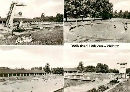 Zwickau  Sachsen Volksbad Zwickau Poelbitz Teilansichten