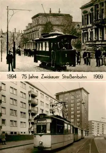 Zwickau  Sachsen 75 Jahre Zwickauer Strassenbahn Jubilaeums-Fahrkarte