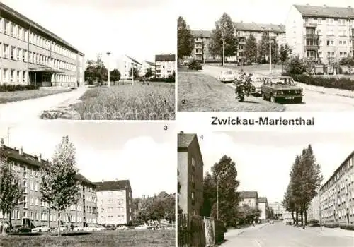 Marienthal Zwickau Otto-Grotewohl-Schule Rotdornweg Lion-Feuchtwanger-Strasse Windbergstrasse Wohnsiedlung