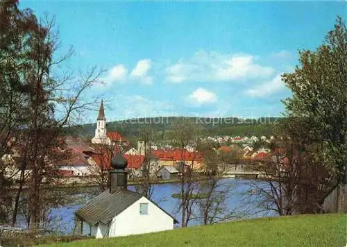 AK / Ansichtskarte Schoensee Oberpfalz Seeblick mit Woferlkapelle