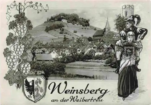 AK / Ansichtskarte Weinsberg HEILBRONN BW Panorama an der Weibertreu