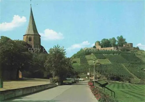 AK / Ansichtskarte Weinsberg HEILBRONN BW St Johanneskirche und Burg Weibertreu