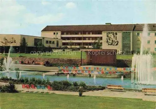 AK / Ansichtskarte Bad Schussenried Parksanatorium Wasserspiele Musikpavillon