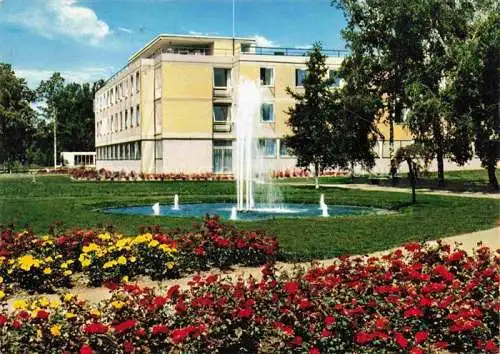 AK / Ansichtskarte Bad Buchau Federsee Biberach BW Moorheilbad Kursanatorium Kurpark Wasserspiele