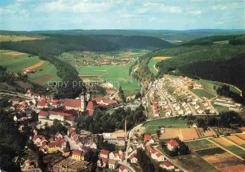 AK / Ansichtskarte Zwiefalten Wuerttemberg Fliegeraufnahme