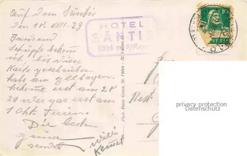 AK / Ansichtskarte Seealpsee 1139m Saentis IR Panorama