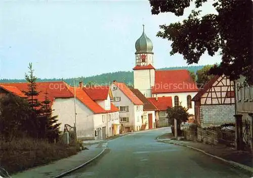 AK / Ansichtskarte Wuestenrot Ortspartie Kirche