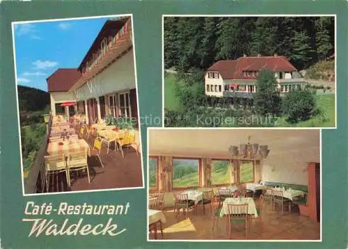 AK / Ansichtskarte Neulautern Cafe Restaurant Waldeck Gaststube Terrasse