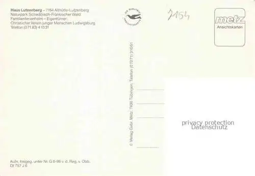 AK / Ansichtskarte Lutzenberg Althuette Fliegeraufnahme