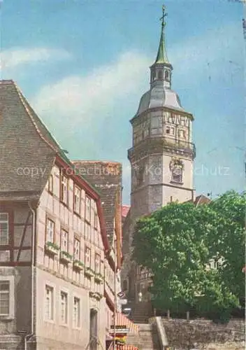 AK / Ansichtskarte Backnang BW Stadthaus mit Michaelsturm