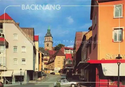 AK / Ansichtskarte Backnang BW Stadtblick zum Stadtturm