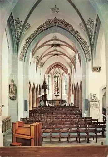 AK / Ansichtskarte Murrhardt Ev Stadtkirche Inneres