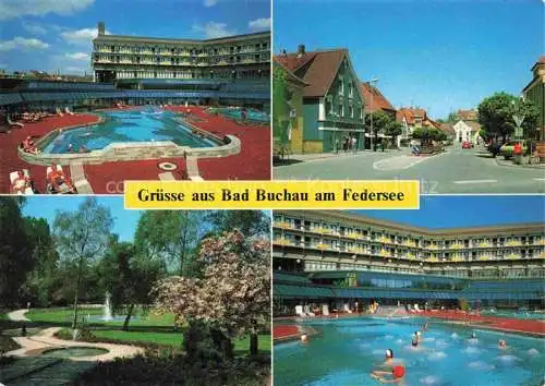 AK / Ansichtskarte Bad Buchau Federsee Biberach BW Adelindis Therme Parkanlagen Moorheilbad