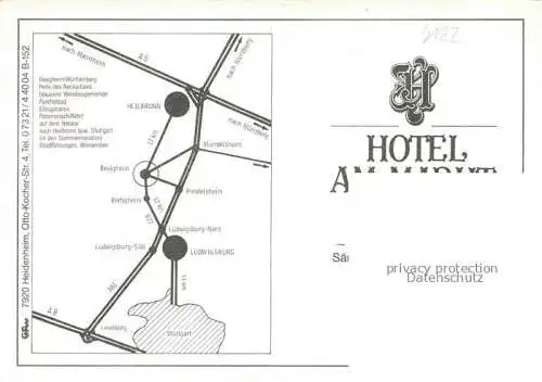 AK / Ansichtskarte Besigheim Garni Hotel Am Markt Zimmer Gastraum