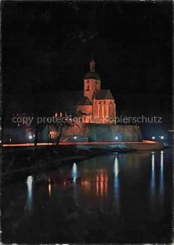 AK / Ansichtskarte Lauffen  Neckar Heilbronn BW Kirche mit Regiswindis Grabmal