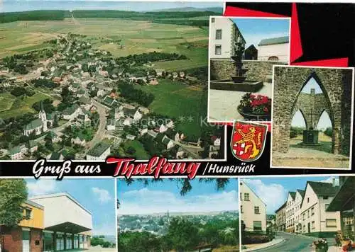 AK / Ansichtskarte Thalfang Luftaufnahme Teilansichten Ortsmotive Pension Haus Vogelsang