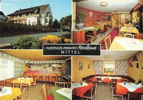 AK / Ansichtskarte Nittel Trier-Saarburg Rheinland-Pfalz Gasthaus Pension Moselland Gastraeume