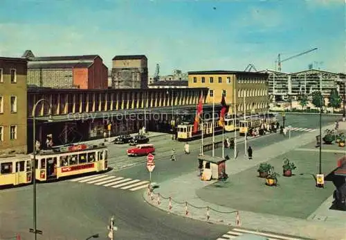 AK / Ansichtskarte STRAssENBAHN Tramway-- Ludwigshafen Hauptbahnhof 