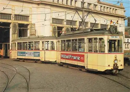 AK / Ansichtskarte STRAssENBAHN Tramway-- Ludwigshafen Rhein Neckar Platz Triebwagen 