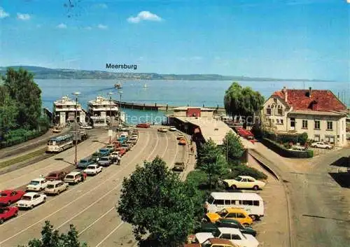 AK / Ansichtskarte Faehre Ferry Bac Traghetto-- Konstanz Staad am Bodensee Hafen Meersburg