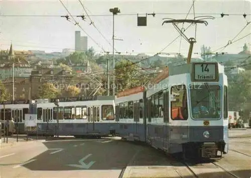 AK / Ansichtskarte STRAssENBAHN Tramway-- Tram 2000 Zuerich