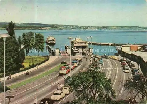 AK / Ansichtskarte Faehre Ferry Bac Traghetto-- Auto Konstanz Meersburg Bodensee