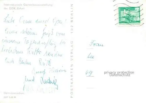 AK / Ansichtskarte IGA Gartenbauaustellung International Erfurt Gelaendeansicht 
