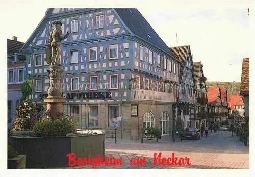 AK / Ansichtskarte Besigheim Neckar Brunnen Apotheke