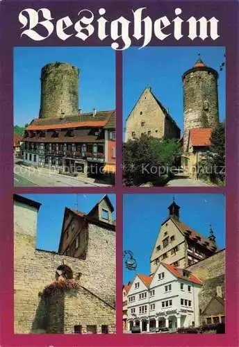 AK / Ansichtskarte Besigheim Neckar Stadtmauer Turm Ortspartie