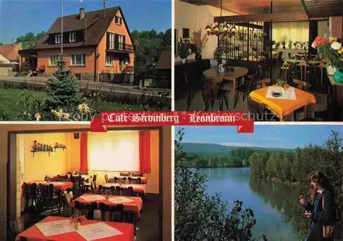 AK / Ansichtskarte Leonbronn Zaberfeld Heilbronn BW Cafe Stromberg Gastraeume Panorama