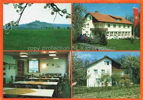 AK / Ansichtskarte Cleebronn Naturfreundehaus Botenheimer Heide Gastraum Panorama