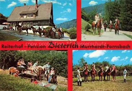 AK / Ansichtskarte Fornsbach Murrhardt Reiterhof Pension Dieterich Teilansichten