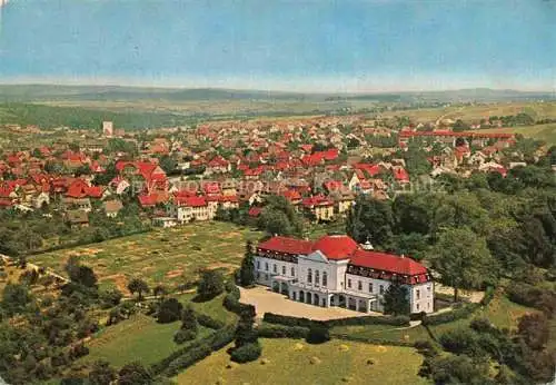 AK / Ansichtskarte Marbach  Neckar Fliegeraufnahme mit Schiller Nationalmuseum