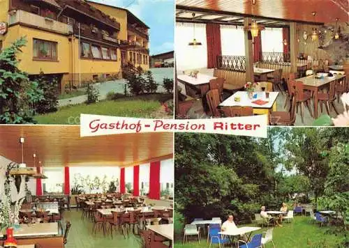 AK / Ansichtskarte Vorderbuechelberg Spiegelberg Gasthof Ritter Gastraeme Gartenterrasse