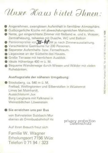 AK / Ansichtskarte Neulautern Cafe Waldeck Terrasse Gastraeume