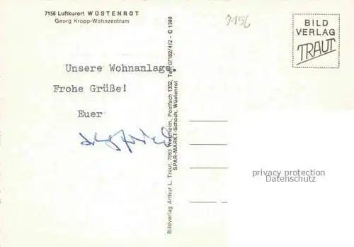 AK / Ansichtskarte Wuestenrot Georg Kropp Wohnzentrum