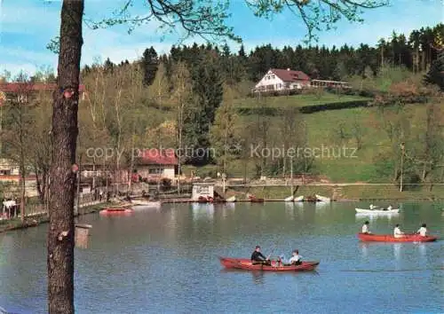 AK / Ansichtskarte Fornsbach Murrhardt Waldsee mit Campingplatz