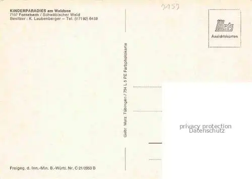 AK / Ansichtskarte Fornsbach Murrhardt Fliegeraufnahme