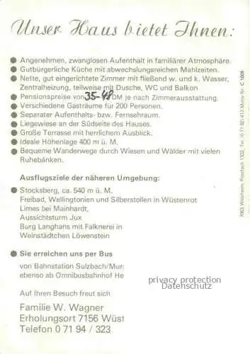 AK / Ansichtskarte Neulautern Cafe Waldeck Gastraeume