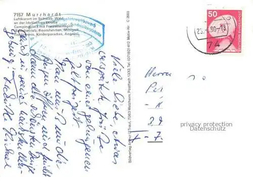 AK / Ansichtskarte Fornsbach Murrhardt Camping Waldsee Seepartien Teilansichten