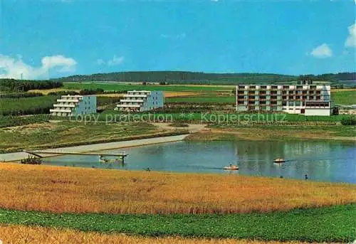 AK / Ansichtskarte Kell See Trier Hochwald Rheinland-Pfalz Haus Seeblick und Kurhotel