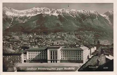 AK / Ansichtskarte INNSBRUCK Tirol AT Landhaus Erweiterungsbau mit Nordkette