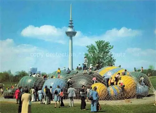 AK / Ansichtskarte BUGA Bundesgartenschau Mannheim Spiel Freizeit Anlage Luisenpark Fernsehturm 