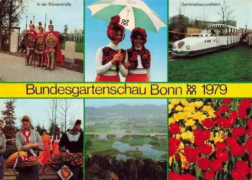 AK / Ansichtskarte BUGA Bundesgartenschau Bonn Roemerstrasse Gartenschaurundfahrt Tulpen 