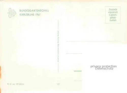 AK / Ansichtskarte BUGA Bundesgartenschau Karlsruhe Milchbar