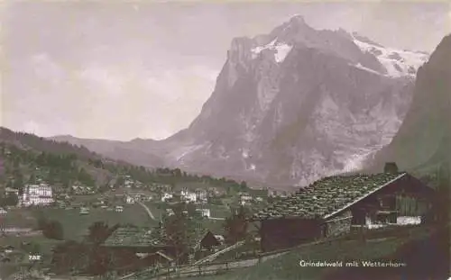 AK / Ansichtskarte Grindelwald BE mit Wetterhorn